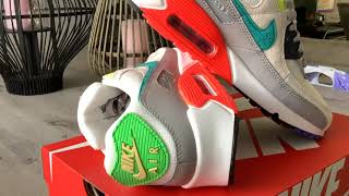 Nike Air Max 90 SE quotEVOLUTION OF ICONSquot  2021 Pearl GreyMulti ColorCollectionPart 244 [upl. by Llehsal]