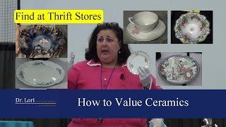 How to Price Antique Dishes China Plates amp Bowls by Dr Lori [upl. by Neukam]