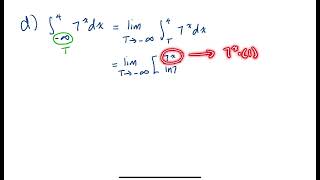 Improper Integrals Convergent or Divergent [upl. by Adnauqaj]