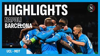 HIGHLIGHTS  Napoli  Barcellona 11  UCL [upl. by Silera]