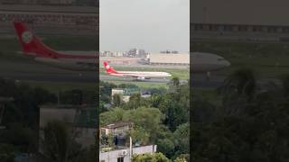 Airbus A330 landing at DAC  Plane spotter video  Hazrat Shahjalal international airport DAC [upl. by Roi515]