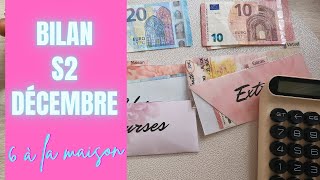 MÉTHODE DES ENVELOPPES BUDGÉTAIRES BILAN S2 ET REMPLISSAGE S3 DÉCEMBRE [upl. by Wolfe]