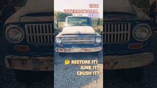 1966 truck international harvester 1500 series foryou usa car up subscribe youtubeshorts [upl. by Doi]