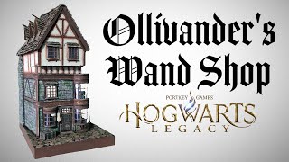 Ollivanders Wand Shop  Hogsmeade Hogwarts Legacy  Harry Potter miniature [upl. by Michon]