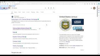 1 Navigating US Census Website Data [upl. by Onibag]