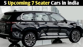 5 upcoming 7 seater cars launch in India 2024  upto 45 months  upcoming 7 seater cars in India [upl. by Noitna715]