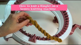 Sentro Knitting Machine Tutorial  Making Ringlets For Doll Hair  Beginners Tutorial [upl. by Aneez]