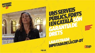 Uns serveis públics forts i en català són garantia de drets [upl. by Yral]