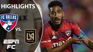 Jesus Ferreiras late brace lifts FC Dallas over reeling LAFC  MLS Highlights  ESPN FC [upl. by Miarhpe738]