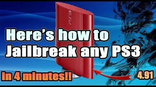 How to Jailbreak any PS3 in 4 minutes  Easiest and Safest method [upl. by Yokoyama663]