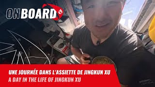 Une journée dans lassiette de Jingkun Xu  Vendée Globe 2024 [upl. by Nafis]