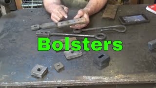 making and using a bolster blacksmithing tools [upl. by Lefton]