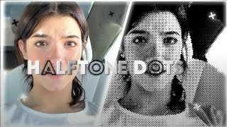 alight motion halftone dots effect tutorial [upl. by Gross]