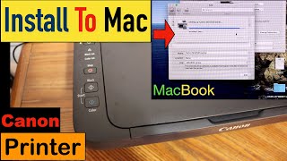 How To Install Canon Printer To Mac [upl. by Ainesy]