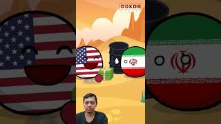 oil trap united States VS Iran countryballs reactionvideo [upl. by Oiramej]