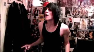 Black Veil Brides  Knives And Pens VOCAL COVER HD and some dancing  YouTube [upl. by Kolosick]