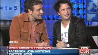 C5N  TELEVISION DARIO LOPILATO Y MARCELO DE BELLIS EN DE 1 A 5 [upl. by Llertnod]