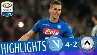 Napoli  Udinese 42  Highlights  Giornata 33  Serie A TIM 201718 [upl. by Malcolm]