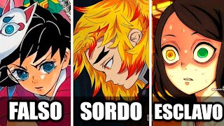 LA HISTORIA PASADA de TODOS los PILARES en KIMETSU NO YAIBA [upl. by Hallock158]