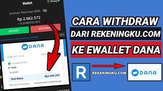 CARA WITHDRAW DARI REKENINGKUCOM KE EWALLET DANA [upl. by Mlohsihc463]