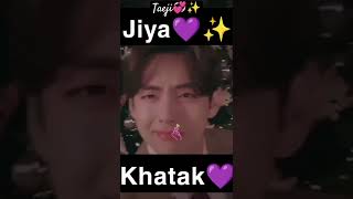 Tan tana tan tan tan tara taehyung sing this song 🤭🤭✨💞 jiyakhatak taeji cuteArmy 💞✨ [upl. by Gathers318]