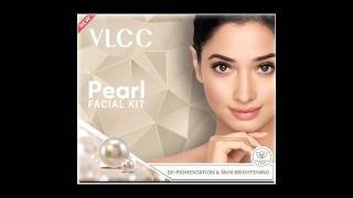 VLCC Natural Pearl Facial Kit Salon Like Facial at Home in Just 6Steps vlcc vlccfacialkit [upl. by Dlonyar628]