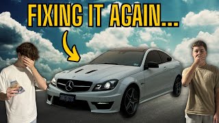 REBUILDING OUR BROKEN 507 EDITION C63 AGAIN PART 1 [upl. by Shanahan]