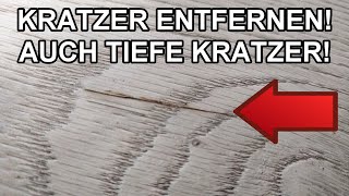 So kannst du Kratzer aus deinem Vinyl Fußboden entfernen amp ausbessern [upl. by Ferri]