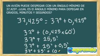 CONVERTIR GRADOS A GRADOS MINUTOS Y SEGUNDOS Y VIVEVERSA [upl. by Urbai]