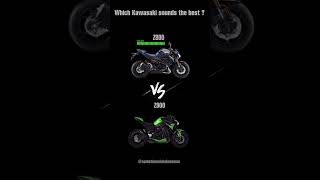 Kawasaki Z800 vs Z900 use headphones KawasakiMotorsEU trending motorcycle engine kawasaki [upl. by Kryska]