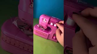 Mini Electric Sewing Machine Pretend Play Toy for Kids Children Girls Birthday toys shorts [upl. by Abagail]