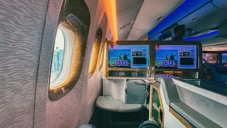 EMIRATES Business Class Boeing 777300ER Review 4K [upl. by Atnaloj]