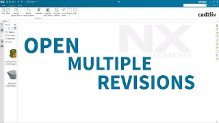 NXViewer’sChoice  Multiple Revision  Open Multiple Revisions in NX  nxtutorials  NX CAD [upl. by Danforth]