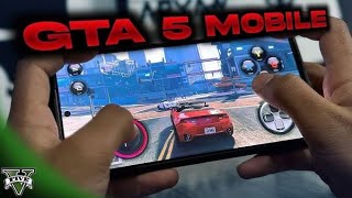 GTA 5 MOBILE  GTA V Android  GTA V ON MOBILE  GTA 5 [upl. by Ellerred926]