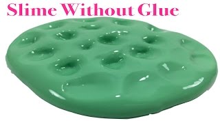 How to Make Slime Without Glue Borax Detergent or Shampoo DIY Oobleck Slime [upl. by Windham]