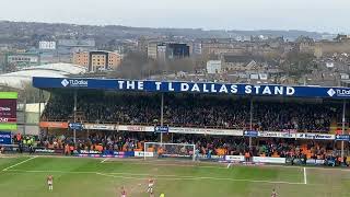 Mansfield Town Fans at Bradford City [upl. by Yarised]