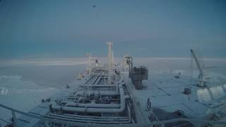 Eduard Toll Transiting the Northern Sea Route  Teekay [upl. by Laucsap]