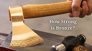 Aluminum Bronze VS Tin Bronze Making amp Testing Bronze Hatchets [upl. by Anassor]