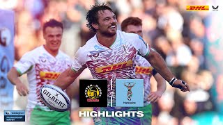 Highlights Exeter Chiefs v Harlequins  Historical fivepoint win at Sandy Park [upl. by Latty37]