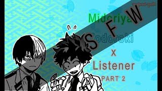 Todoroki amp Deku x Listener p2 ASMR My Hero Academia NON 18 VER [upl. by Dugald]