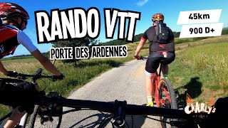 1 Randonnée VTT  45km Porte des Ardennes [upl. by Aneloaup]