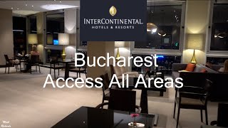 INTERCONTINENTAL Luxury HOTEL Bucharest Romania ACCESS ALL AREAS TOUR including CLUB LOUNGE [upl. by Ahsead]