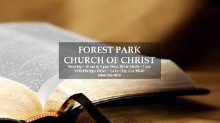 Church of Christ In Forest Park Georgia Live Stream [upl. by Lali]