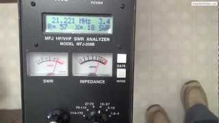 Using an MFJ259B Antenna Analyzer [upl. by Allwein70]