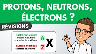 ATOME  calculer protons neutrons électrons  Exercice  PhysiqueChimie [upl. by Kciredohr]