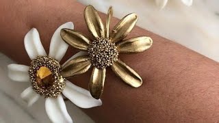 Trendy Flower Bracelet Designs for Girls  Cute amp Stylish Floral Accessories [upl. by Kraft]