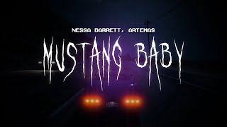 nessa barrett artemas  mustang baby  sped up  lyrics [upl. by Alrac]