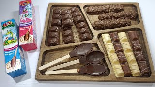 ASMR CHOCOLATE🍬🥮🍫🧇asmr crunch for your ears 💝filling platter🍦no talking🍬🧁oddlysatisfying [upl. by Fleece890]