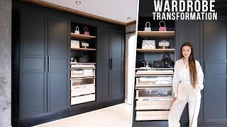 EXTREME BUILT IN WARDROBE TRANSFORMATION USING IKEA PAX [upl. by Rellia]