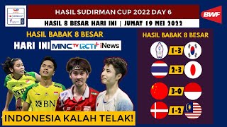 Hasil Sudirman Cup 2023 Hari ini Day6 China VS Indonesia  Jadwal dan Drawing babak 8 besar [upl. by Enirod]